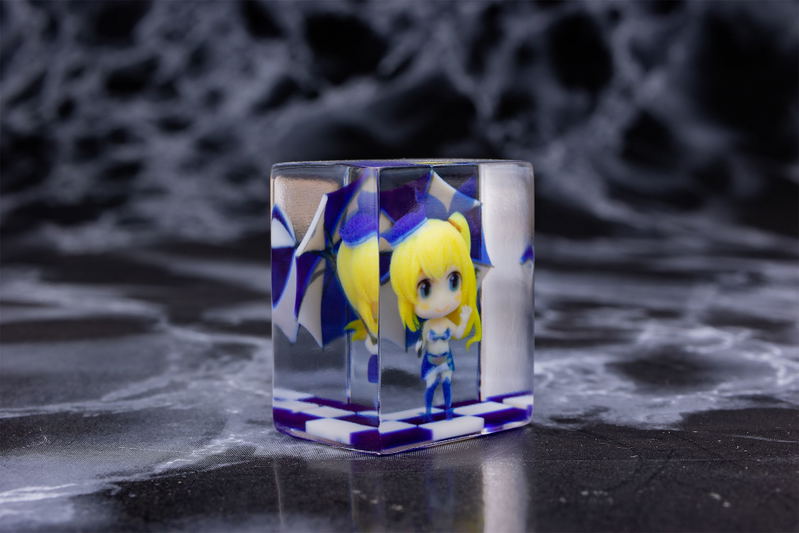 Mirai Akari Racing Project Mirai Akari Pacific Race Queen Ver. Full Color 3D Crystal Figure image 9
