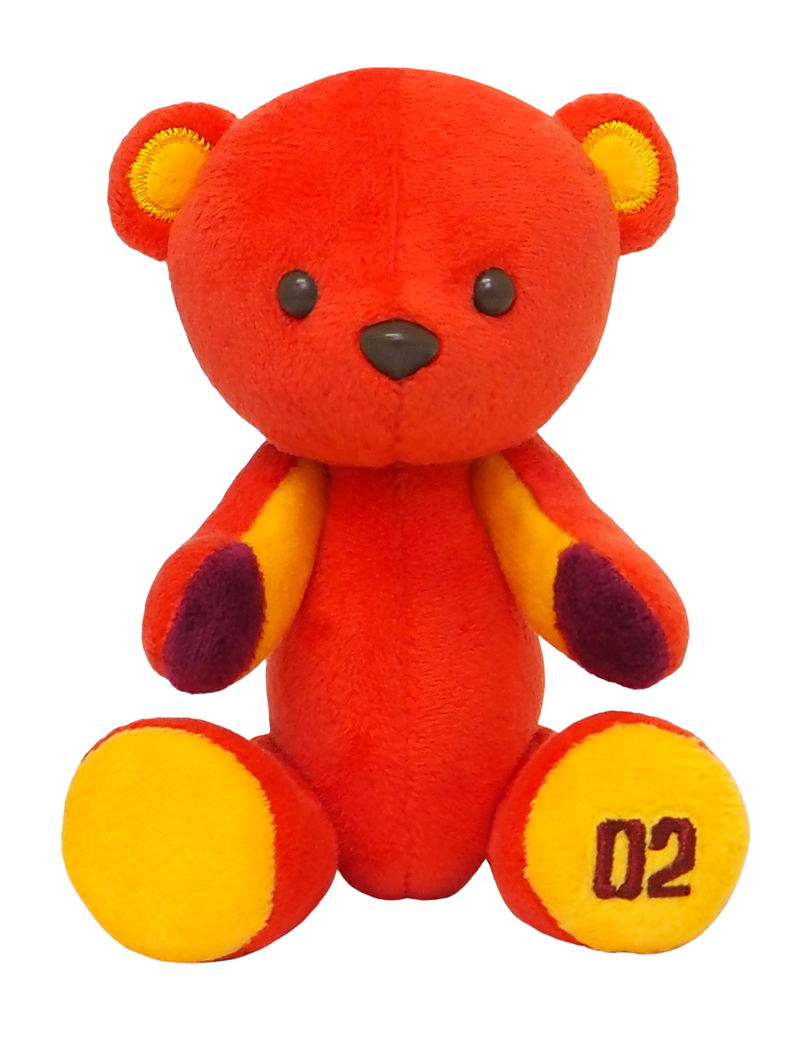 Rebuild of Evangelion Kumamate Plush: EVA-02 image 1