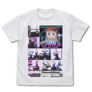 Kaguya-sama: Love Is War - Chika Dance Full Color T-shirt White (XL Size)_