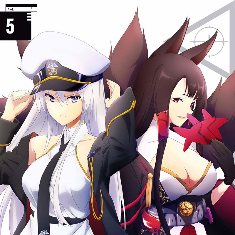 Azur Lane (Anime) Buddy Character Song Single Vol.5 Enterprise And Akagi image 1