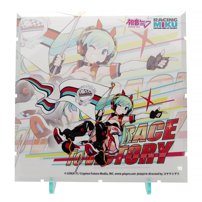 Dioramansion 150 Racing Miku Pit 2020 Optional Panel: Key Visual R image 1
