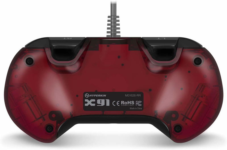 Hyperkin X91 Ice Wired Controller for Xbox One (Ruby Red) image 3