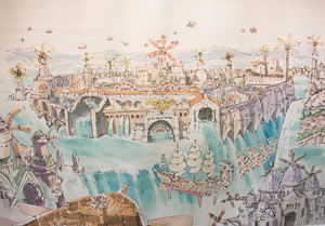Keep Your Hands Off Eizouken! B2 Wall Scroll: Asakusa Draw Incredible World