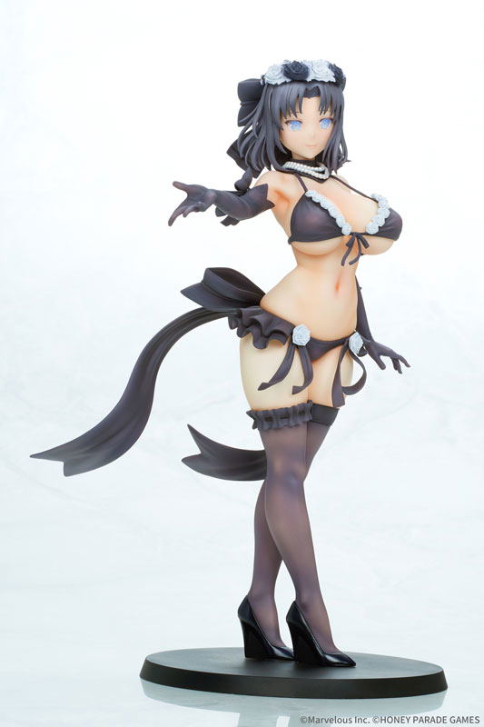 Senran Kagura 1/7 Scale Pre-Painted Figure: Yumi Wedding 2018 Black Ver. image 10
