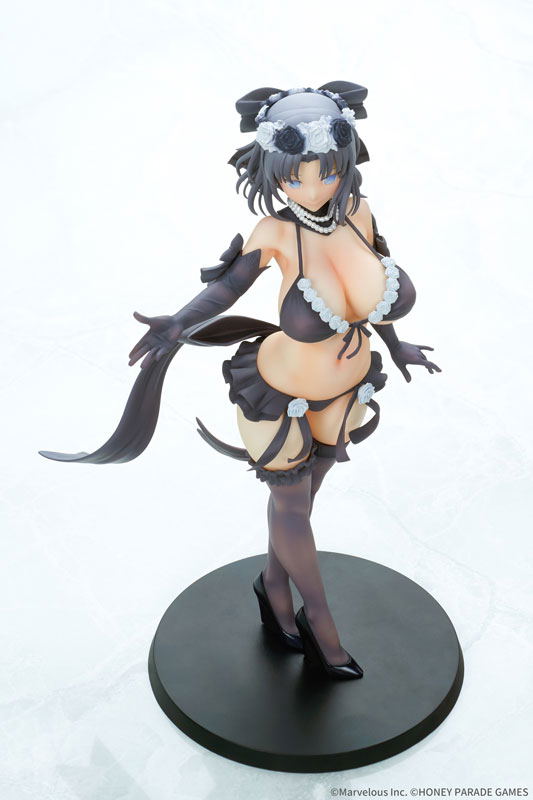 Senran Kagura 1/7 Scale Pre-Painted Figure: Yumi Wedding 2018 Black Ver. image 12