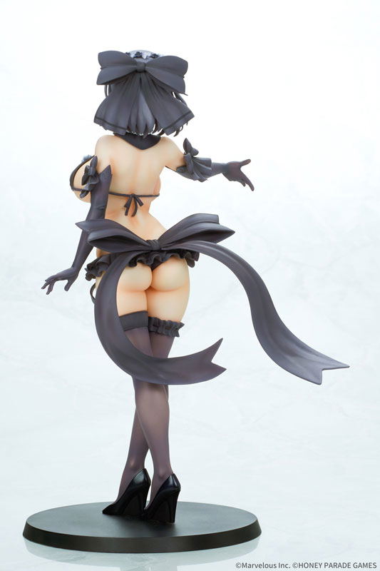 Senran Kagura 1/7 Scale Pre-Painted Figure: Yumi Wedding 2018 Black Ver. image 6