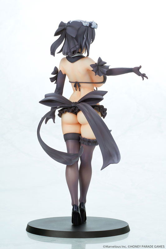 Senran Kagura 1/7 Scale Pre-Painted Figure: Yumi Wedding 2018 Black Ver. image 8