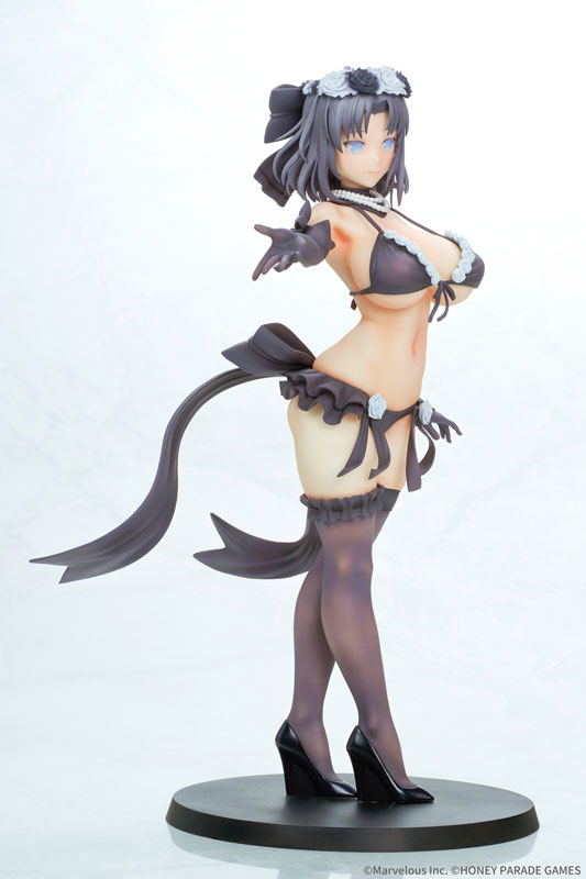 Senran Kagura 1/7 Scale Pre-Painted Figure: Yumi Wedding 2018 Black Ver. image 9