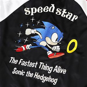 Sonic The Hedgehog - Speed Star Reversible Sukajan Black x White (M Size)