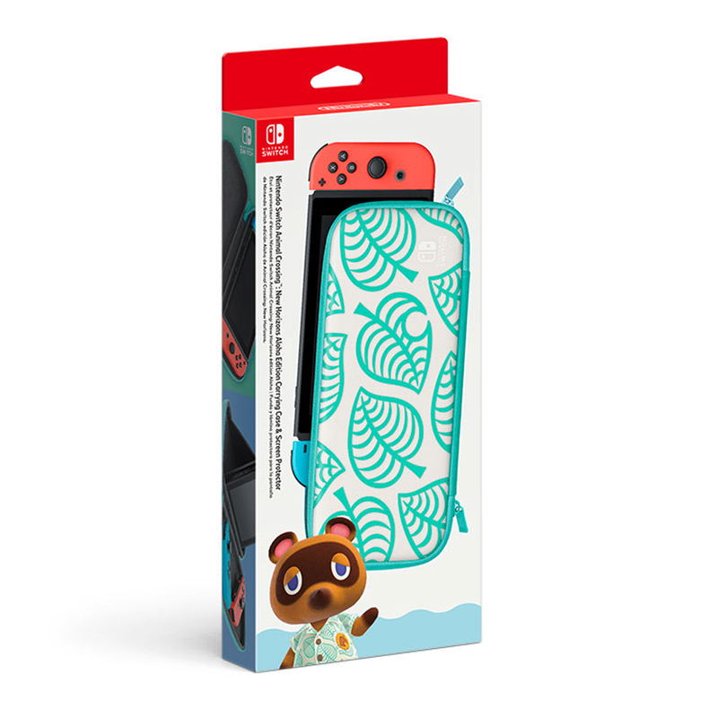 Nintendo Switch Animal Crossing: New Horizons Aloha Edition Carrying Case & Screen Protector image 1