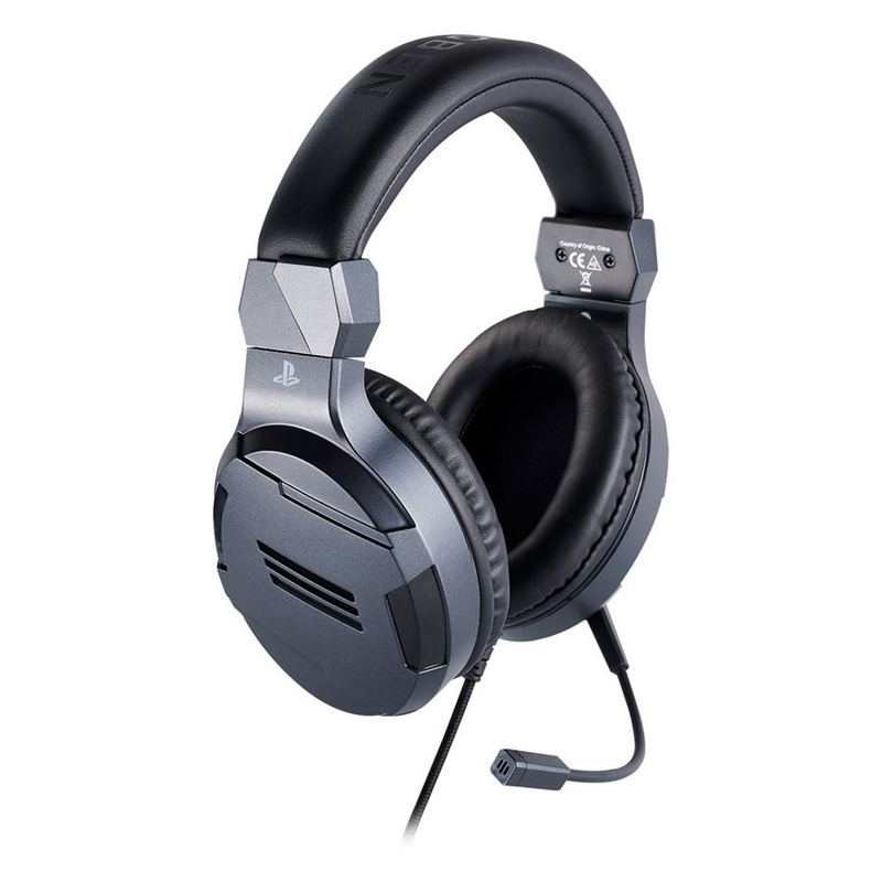 Bigben Stereo Gaming Headset V3 for PS4/PC/MAC (Titanium) image 2