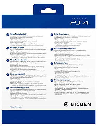 Bigben Stereo Gaming Headset V3 for PS4/PC/MAC (White) image 5