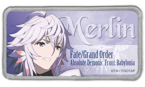 Fate/Grand Order - Absolute Demonic Front: Babylonia - Merlin Removable Full Color Patch image 1