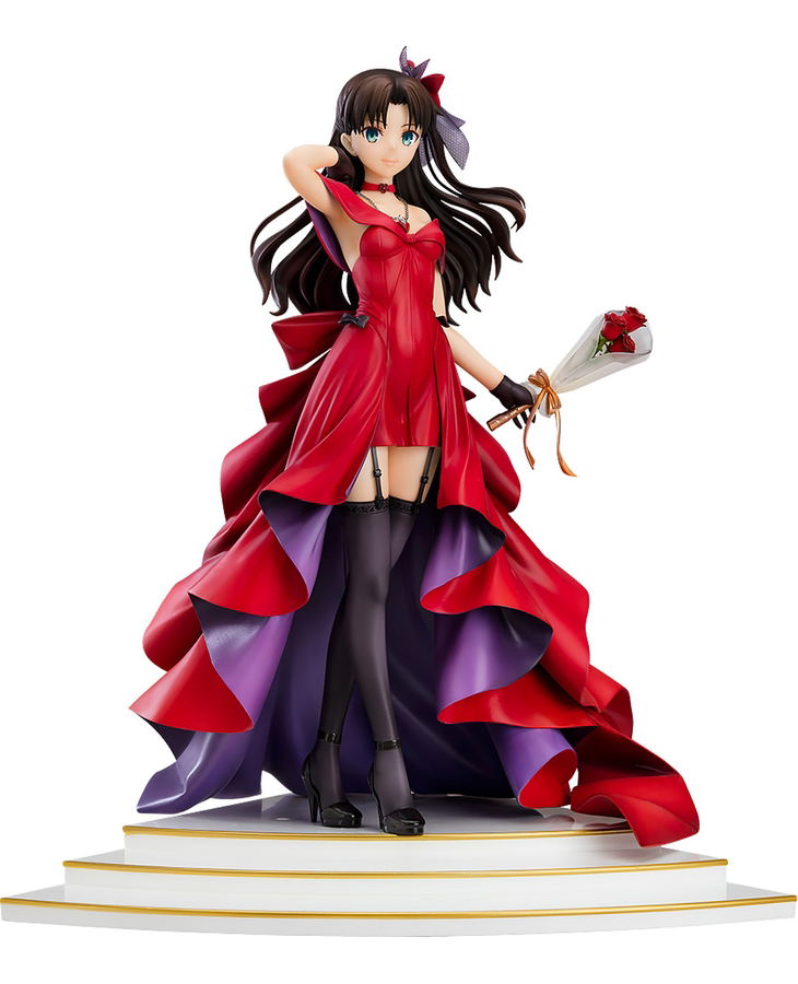 Fate/stay night ~15th Celebration Project~ 1/7 Scale Pre-Painted Figure: Rin Tohsaka ~15th Celebration Dress Ver.~ image 1