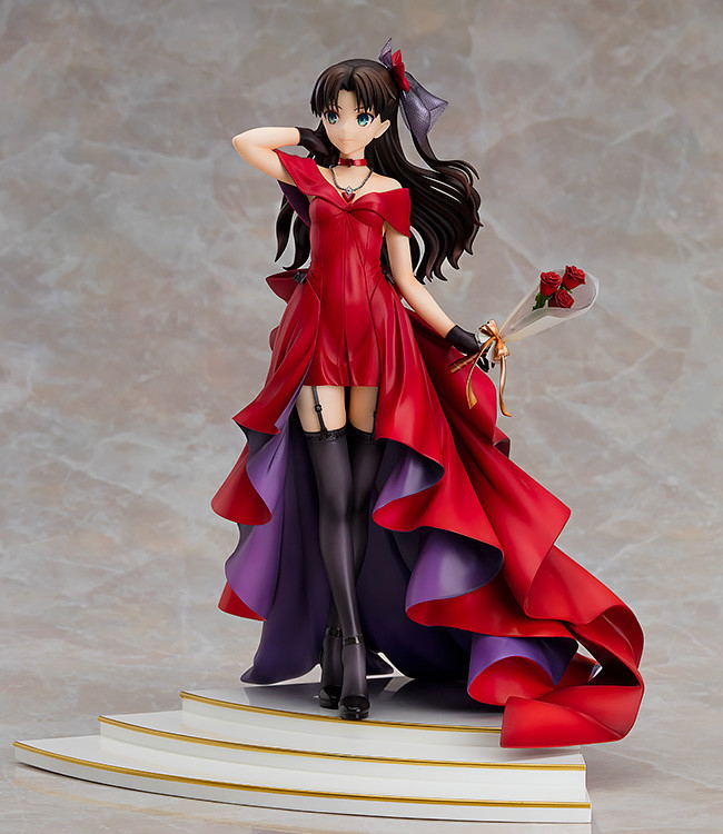 Fate/stay night ~15th Celebration Project~ 1/7 Scale Pre-Painted Figure: Rin Tohsaka ~15th Celebration Dress Ver.~ image 4