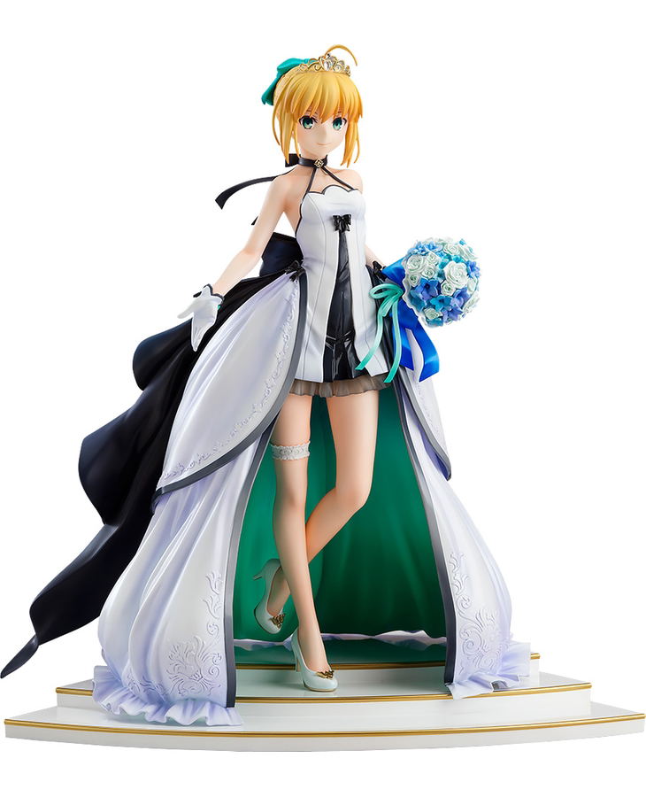 Fate/stay night ~15th Celebration Project~ 1/7 Scale Pre-Painted Figure: Saber ~15th Celebration Dress Ver.~ image 1