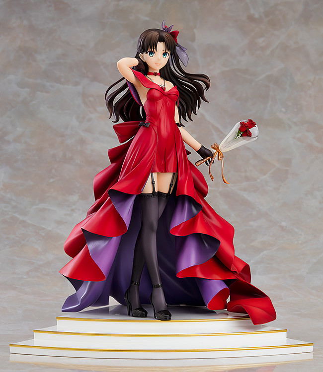 Fate/stay night ~15th Celebration Project~ 1/7 Scale Pre-Painted Figure: Saber, Rin Tohsaka and Sakura Matou ~15th Celebration Dress Ver.~ Premium Box image 12