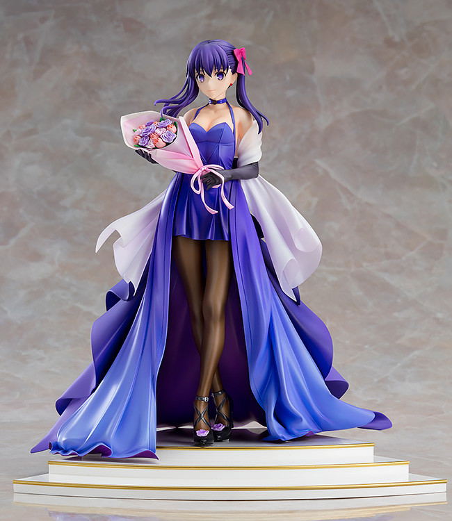 Fate/stay night ~15th Celebration Project~ 1/7 Scale Pre-Painted Figure: Saber, Rin Tohsaka and Sakura Matou ~15th Celebration Dress Ver.~ Premium Box image 17