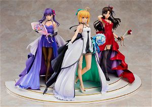Fate/stay night ~15th Celebration Project~ 1/7 Scale Pre-Painted Figure: Saber, Rin Tohsaka and Sakura Matou ~15th Celebration Dress Ver.~ Premium Box