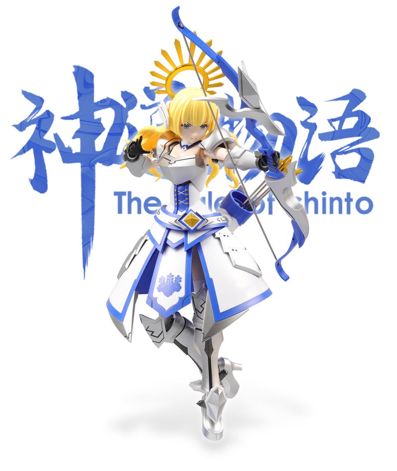 Momoling The Tale of Shinto 1/10.5 Scale Plastic Model Kit: Toyotomi Shu (Re-run) image 8