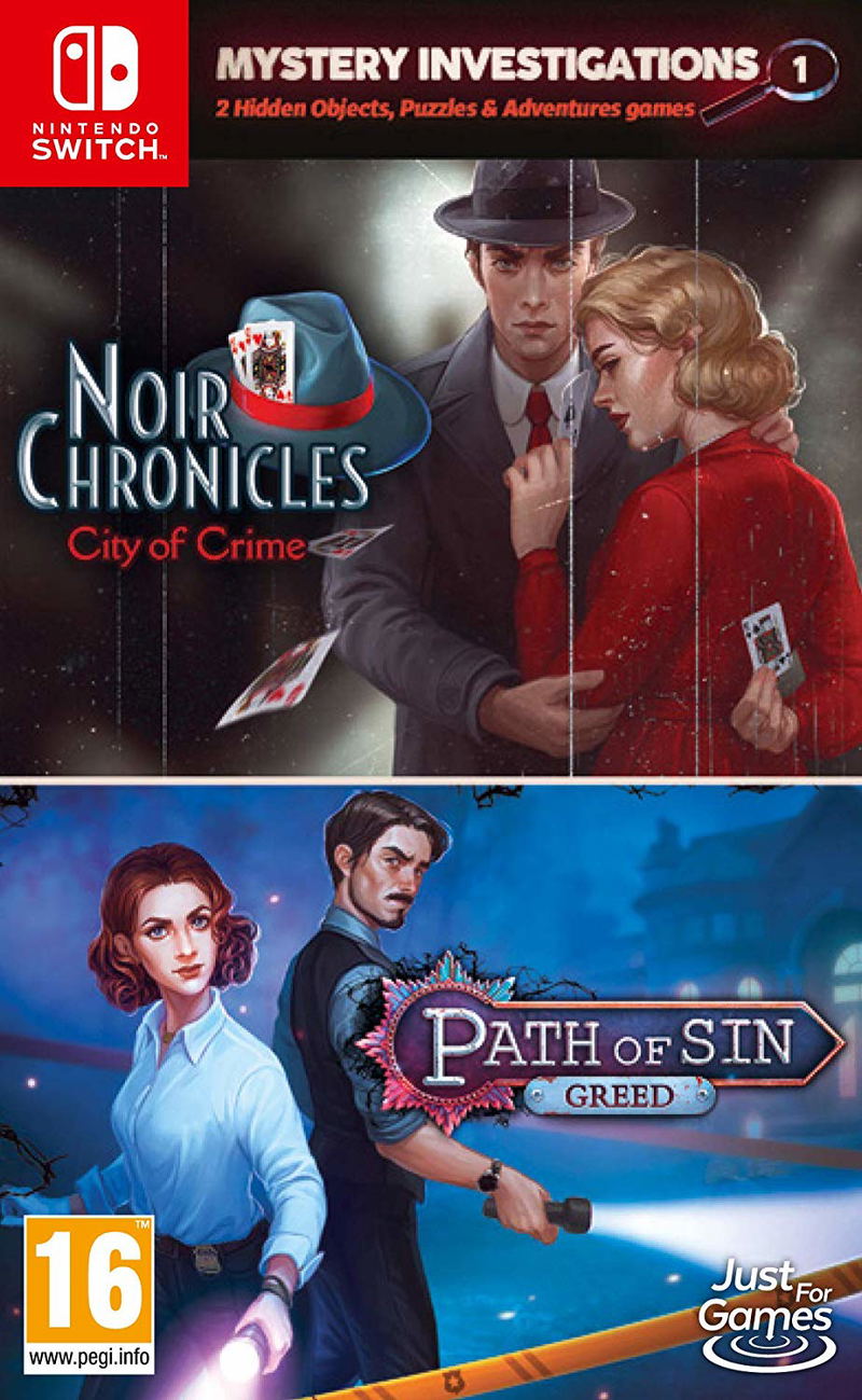 Mystery Investigations 1: Noir Chronicles: City of Crime + Path of Sin: Greed image 1