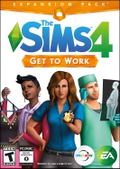 The Sims 4: Get to Work (DLC) <span class="ext" style="background-color: #B0000F; color: #FFFFFF;">DLC</span> <span class="ext ext_digital">digital</span> thumbnail 2