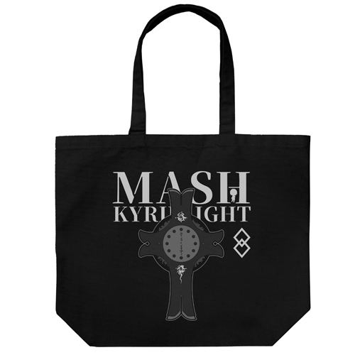Fate/Grand Order - Absolute Demonic Front: Babylonia - Mash Kyrielight Shield Large Tote Bag Black image 1