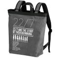 22/7 (Nanabun No Nijuuni) - 22/7 And The Story Of Their Beginning 2way Backpack Heather Charcoal thumbnail 1