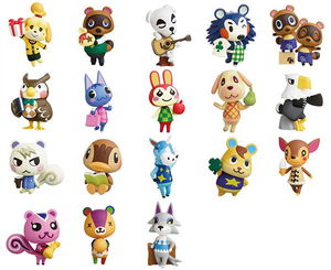 Animal Crossing Mini Figures (Set of 10 pieces) (Re-run)_