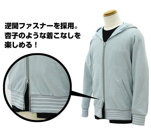 Puella Magi Madoka Magica: Part 1 Beginnings / Part 2 Eternal - Kyoko Sakura Zippered Hoodie (Ladies M Size) image 6
