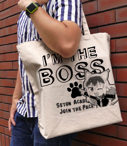 Seton Academy: Join The Pack! - Ranka Ookami Large Tote Bag Natural image 2