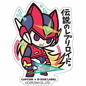 Capcom x B-Side Label Sticker Mega Man Zero_