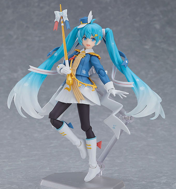 figma EX-060 Character Vocal Series 01 Hatsune Miku: Snow Miku Snow Parade Ver. [GSC Online Shop Exclusive Ver.] image 3