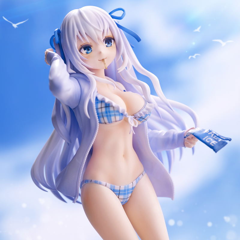 Kasu Komeshiro Illustration: Blue image 10