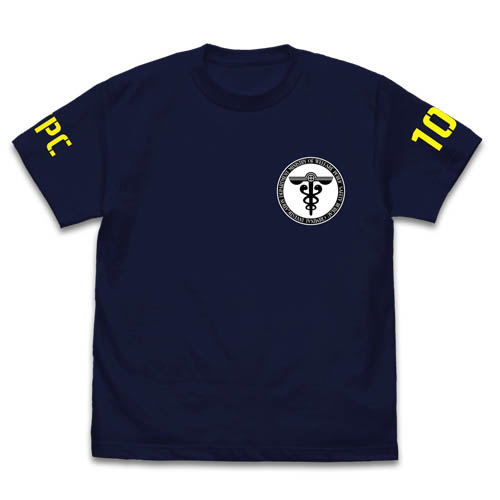 Psycho-Pass 3 - Public Security Department Luminous T-shirt Navy (M Size) image 1
