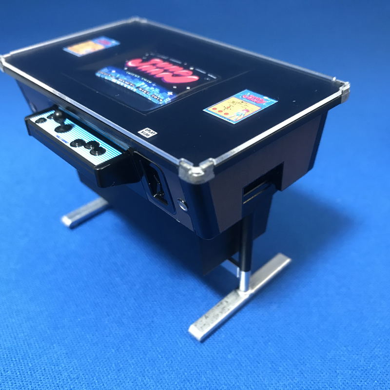 1/12 Scale Plastic Model Kit: Arcade Video Game Machine Table Cabinet image 5
