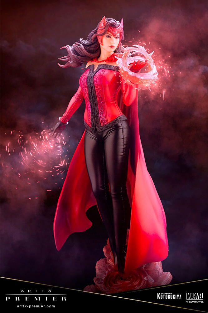 Artfx Premier Marvel Universe Avengers 1/10 Scale Pre-Painted Figure: Scarlet Witch image 2