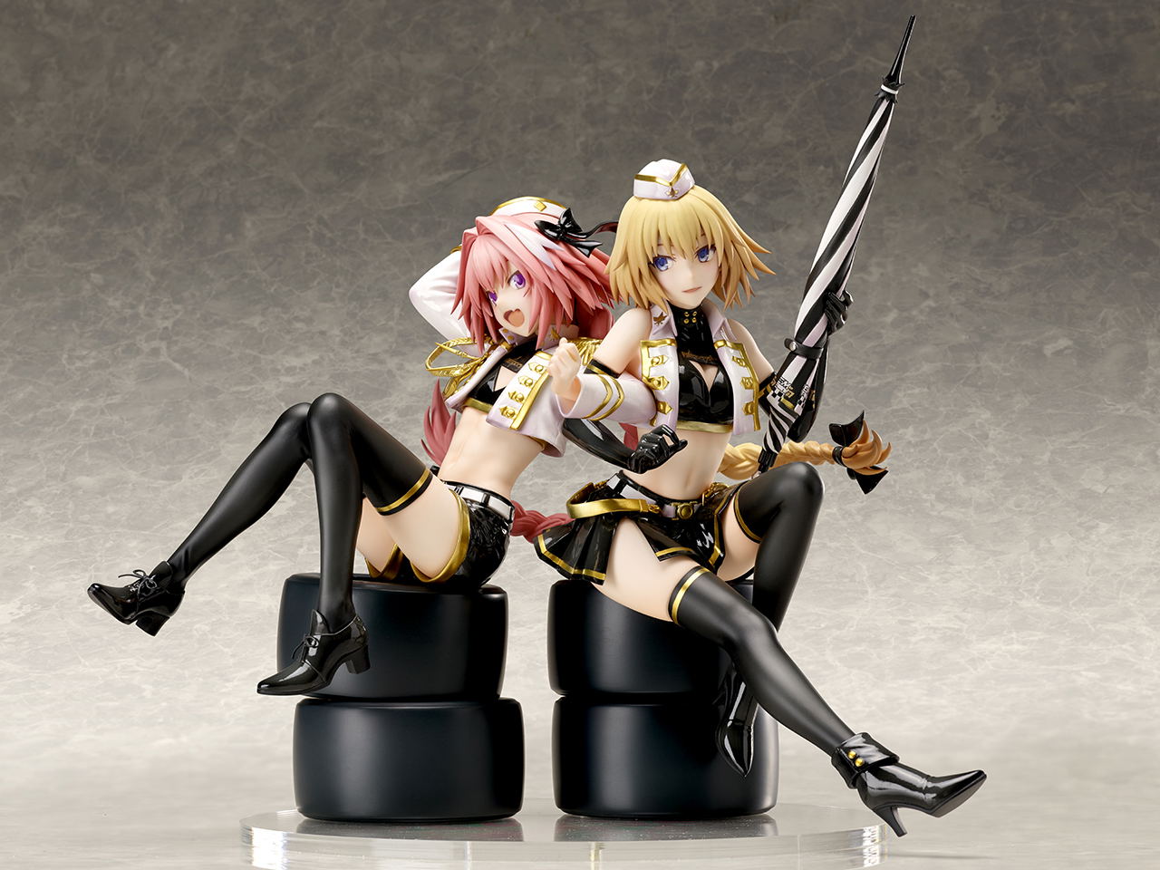 Fate/Apocrypha 1/7 Scale Pre-Painted Figure: Jeanne d'Arc & Astolfo Type-Moon  Racing Ver.