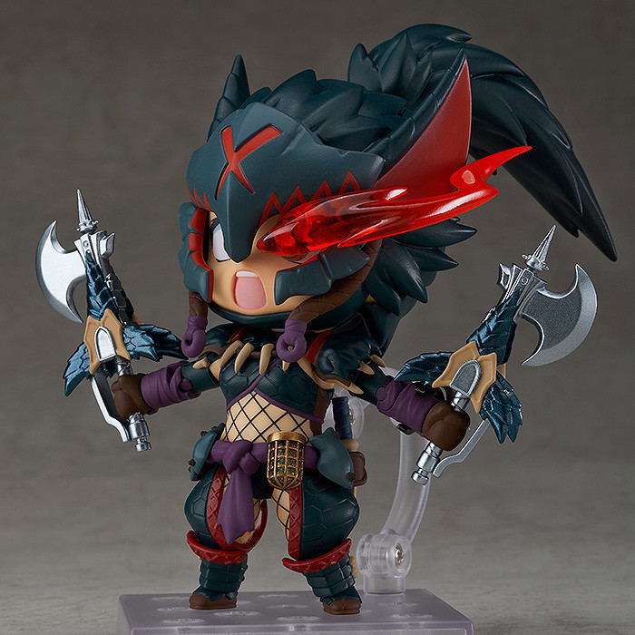 Nendoroid No. 1284-DX Monster Hunter World Iceborne: Hunter Female Nargacuga Alpha Armor Ver. DX image 4