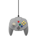 Retro-Bit Tribute 64 Controller for Nintendo 64 (Classic Grey) thumbnail 2