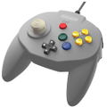 Retro-Bit Tribute 64 Controller for Nintendo 64 (Classic Grey) thumbnail 3