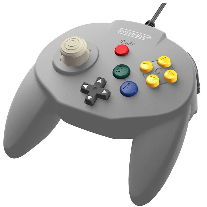 Retro-Bit Tribute 64 Controller for Nintendo 64 (Classic Grey) image 3
