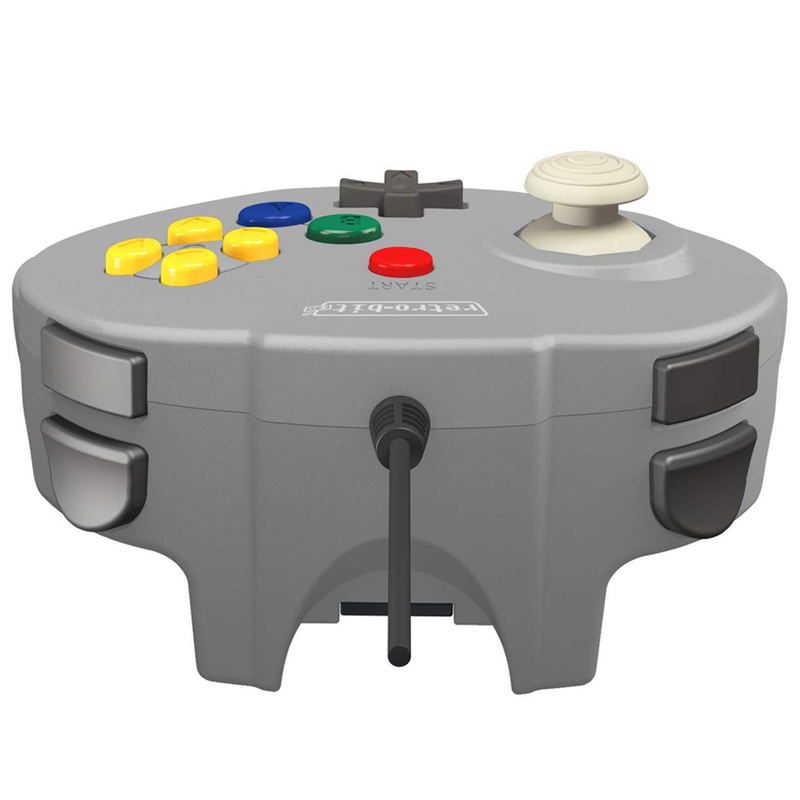 Retro-Bit Tribute 64 Controller for Nintendo 64 (Classic Grey) image 5