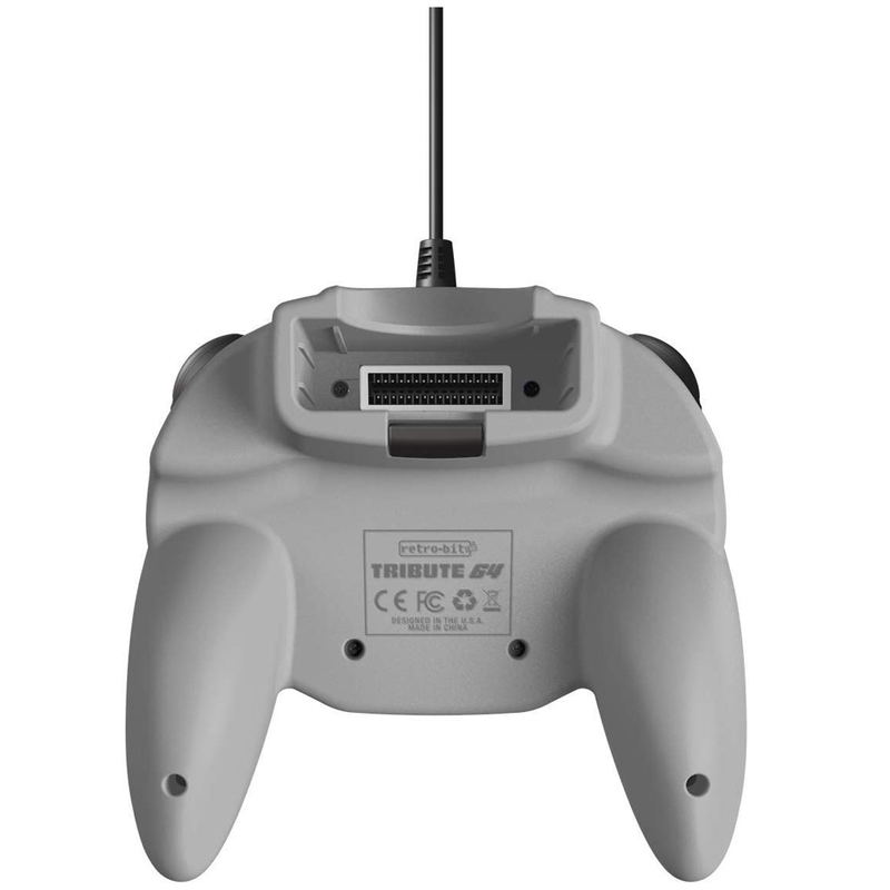 Retro-Bit Tribute 64 Controller for Nintendo 64 (Classic Grey) image 6