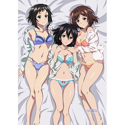 Strike the Blood B1 Wall Scroll: Yukina & Yuiri & Shio Lingerie image 2