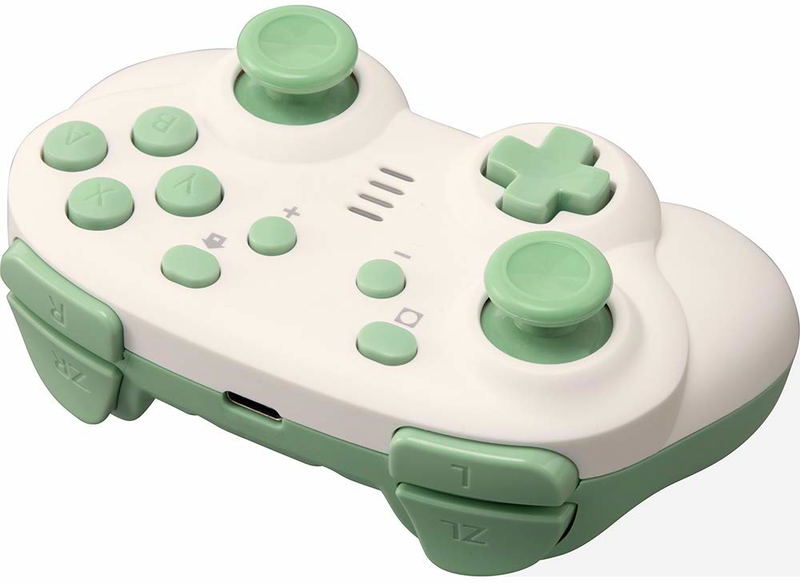 Cyber Gadget Gyro Controller Mini Wireless Type (Cream x Light Green ...