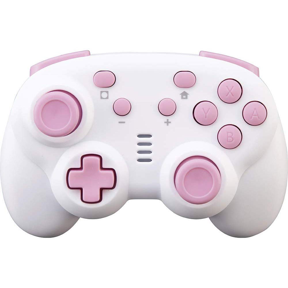 CYBER · Gyro Controller Mini Wireless Type (White x Pink) for