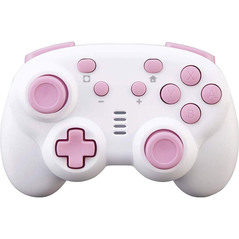 Cyber Gadget Gyro Controller Mini Wireless Type (White x Pink) image 1