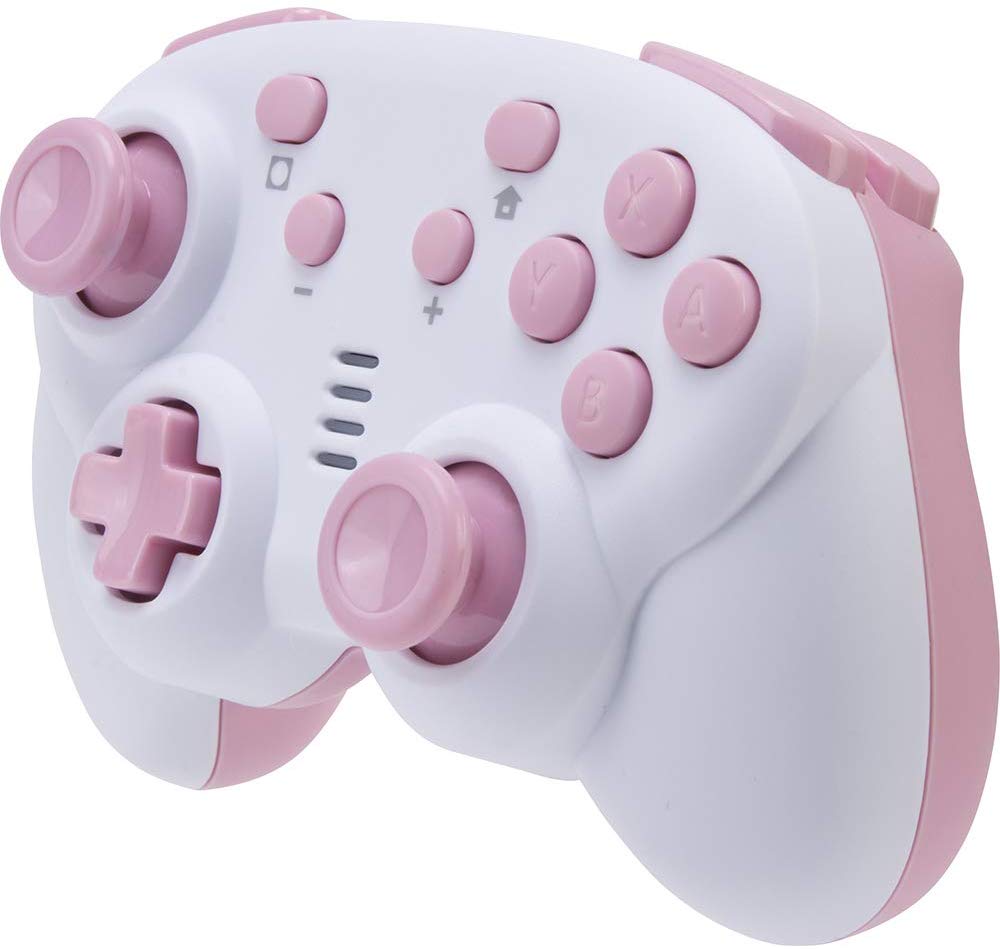 CYBER · Gyro Controller Mini Wireless Type (White x Pink) for