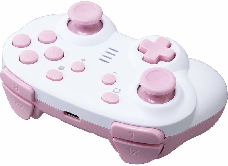 Cyber Gadget Gyro Controller Mini Wireless Type (White x Pink) image 3